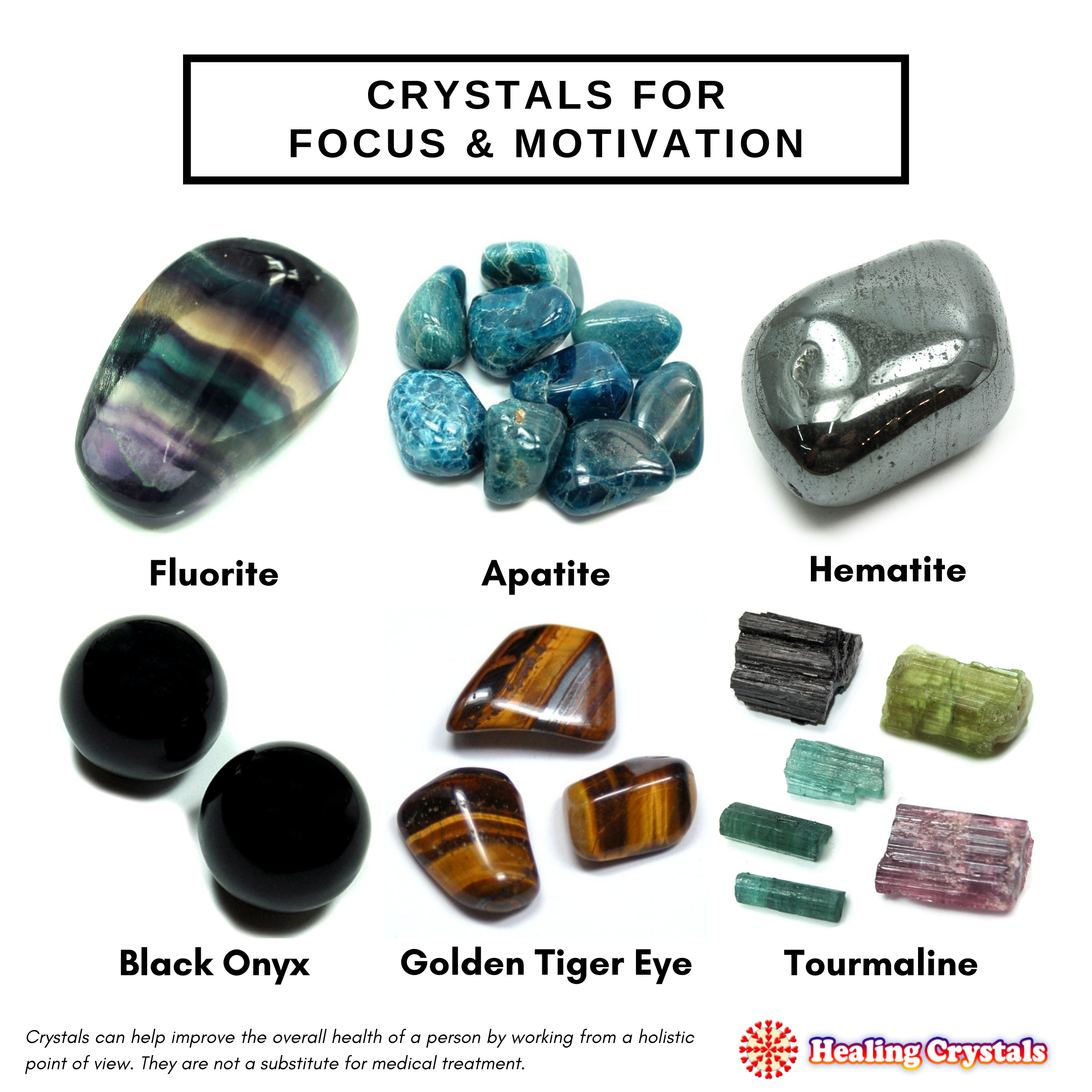 Crystals for Focus and Motivation